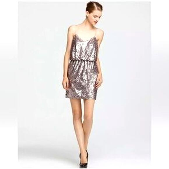 Aidan Mattox Sequin Mini Dress Size 6 NWT Retail $220 - Picture 1 of 12